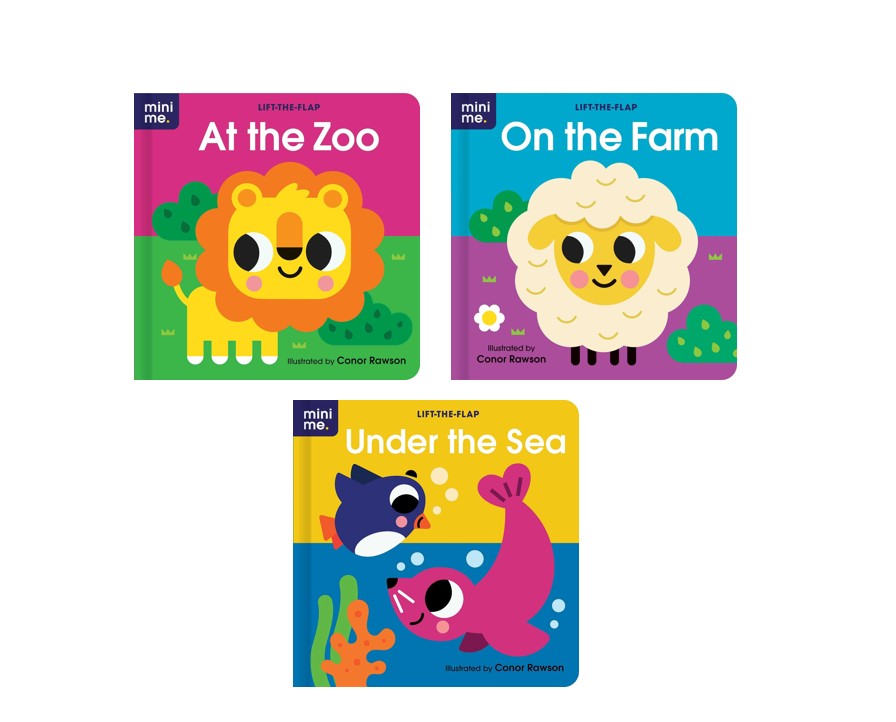 Mini Me Lift the Flap Board Book Set 3