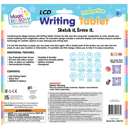LCD Writing Tablet - Pink Unicorn