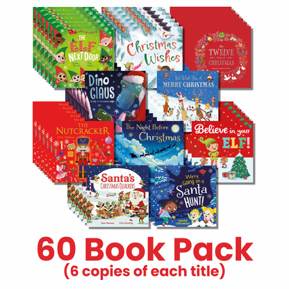 Christmas Collection 60 Book Pack for early learning centres ages 2–6