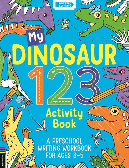 My Dinosaur 123 Activity Book – children's activity book cover