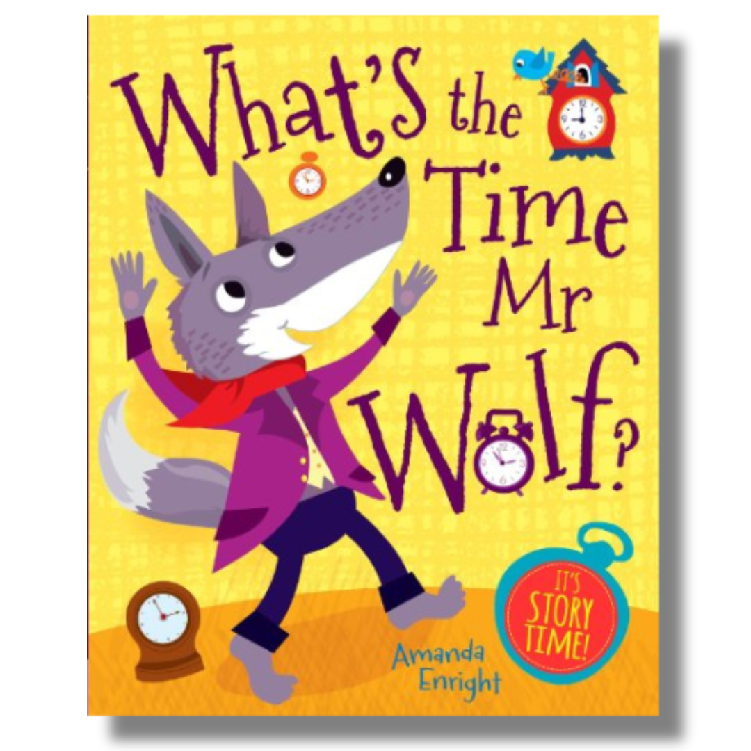 What's the Time Mr Wolf? picture book – included in Detective Ted book pack ages 4–6