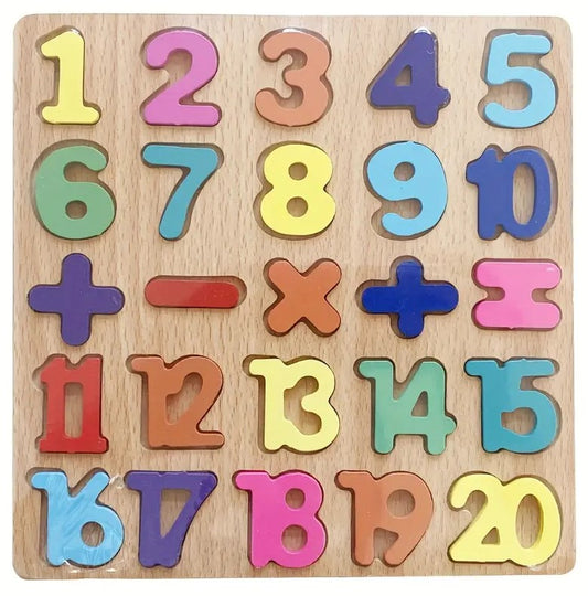 Numbers 1-20 Wooden Puzzle