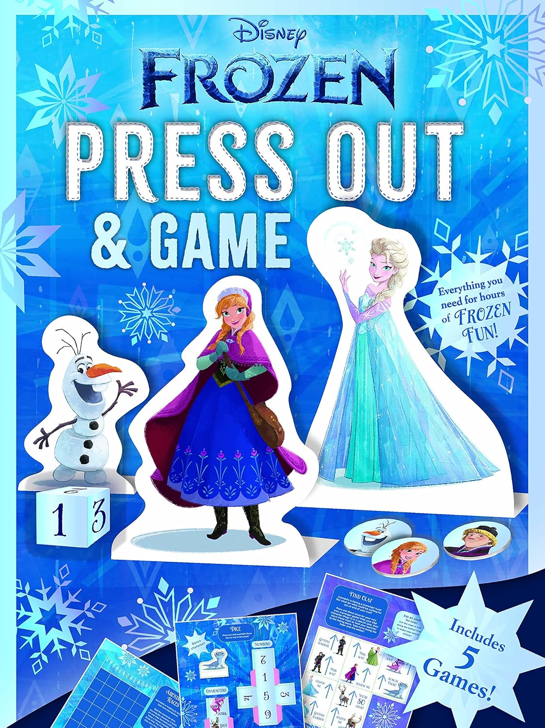 Frozen: Press Out & Game