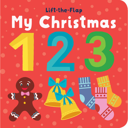 My Christmas 123 lift-the-flap board book – included in Christmas board book pack ages 0–2