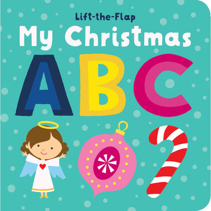 My Christmas ABC lift-the-flap board book – Christmas board book pack ages 0–2