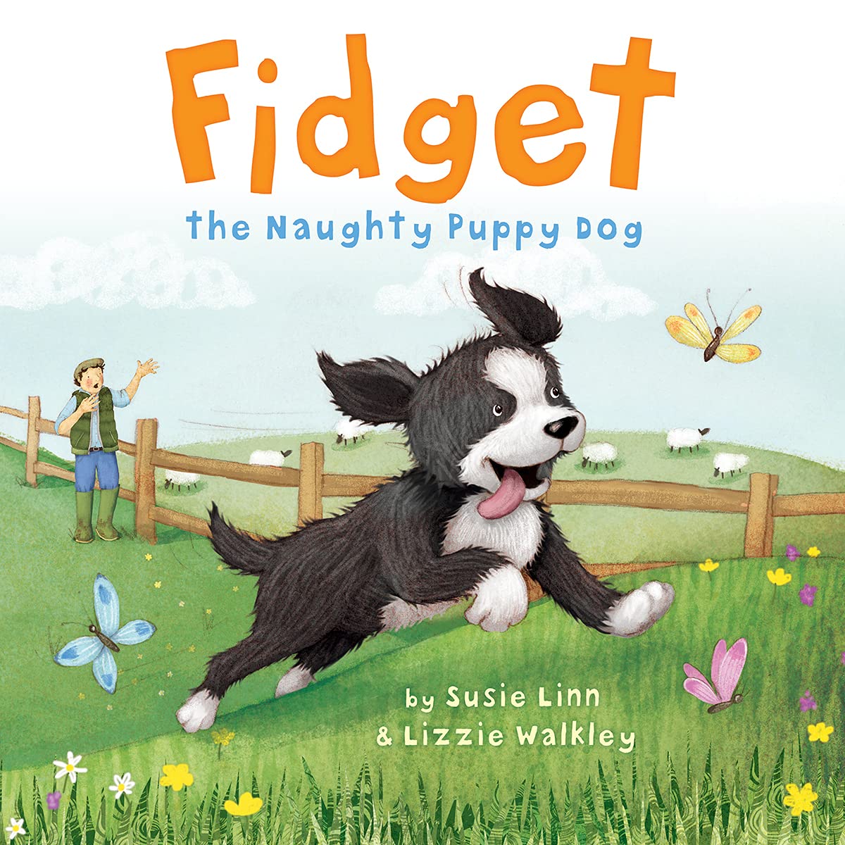 Fidget the Naughty Puppy Dog picture book – included in Noisy Bathtime book pack ages 2–3