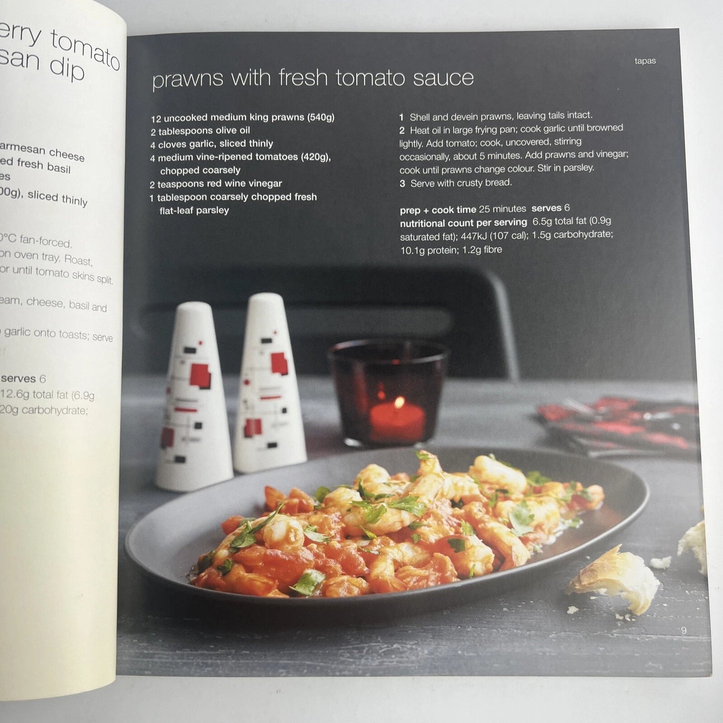 Tapas – interior recipe page 2