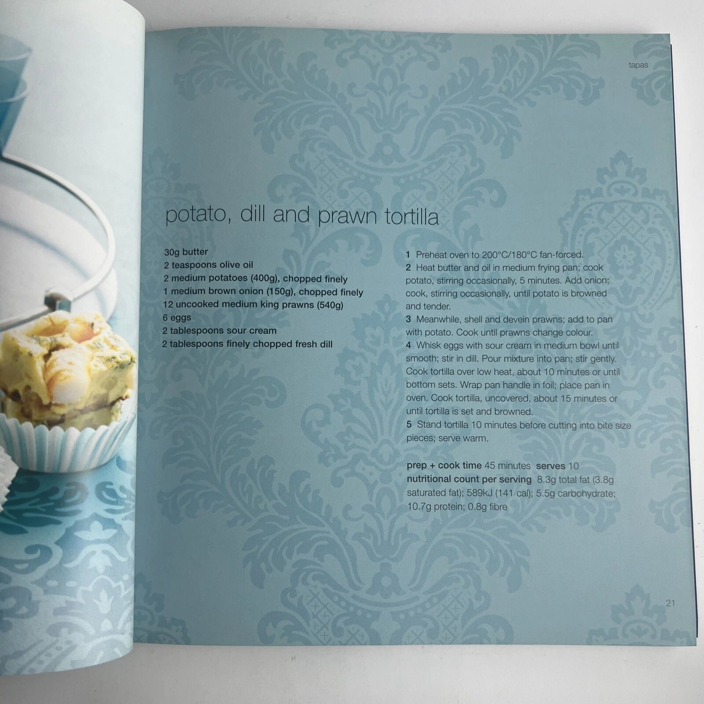 Tapas – interior recipe page 3