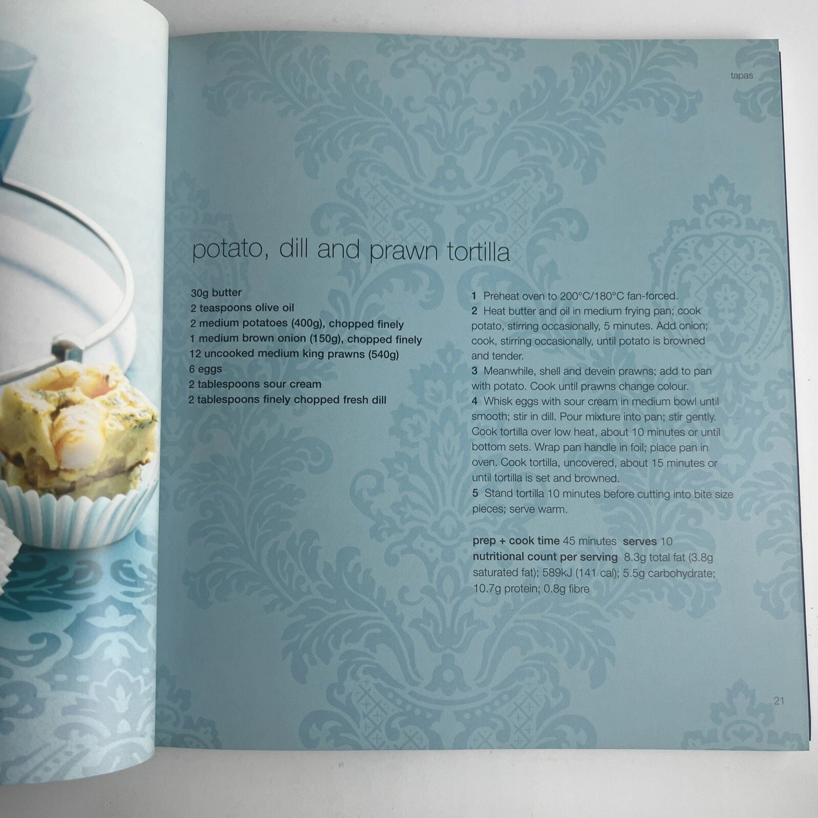 Tapas – interior recipe page 3