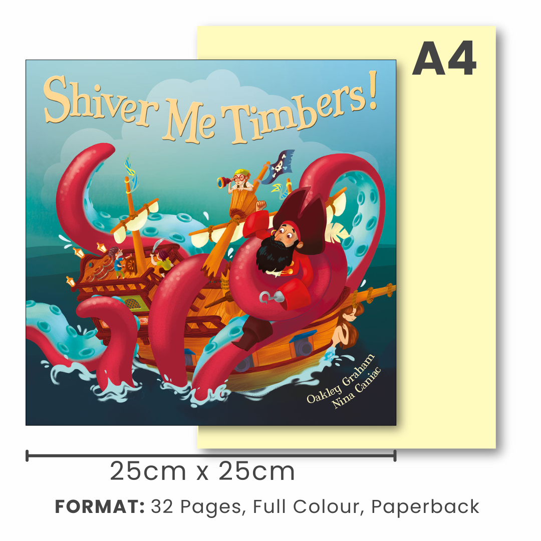 Shiver Me Timbers! book pack contents showing curated titles for ELCs aged 4–6