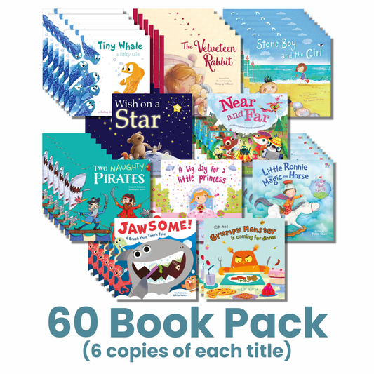 Tiny Whale 60 Book Pack for early learning centres ages 4–6