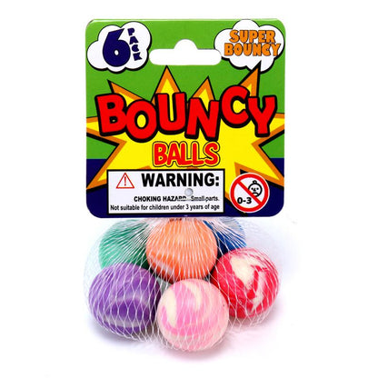 Bouncy Balls 6pk – toy packaging